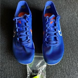 Nike Zoom Mamba 6 Blue Track & Field Spike Shoes Size M6.5/W8